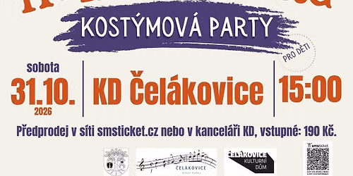 Halloweensk\u00e1 kost\u00fdmov\u00e1 party - pro d\u011bti