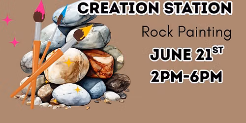 Creation Station - Rock Painting