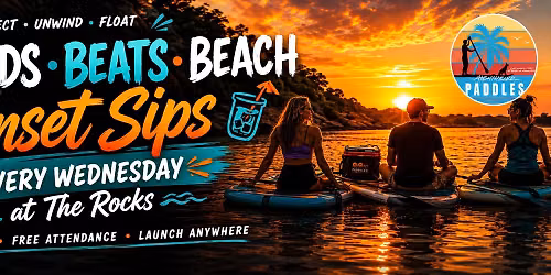 🌊 Boards • Beats • Beach | Sunset Sips