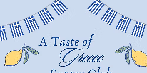 A Taste of Greece- Supper Club