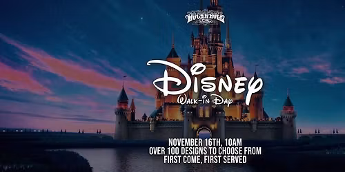 Disney Walk-In Day \/\/ Over 100 designs to choose from!