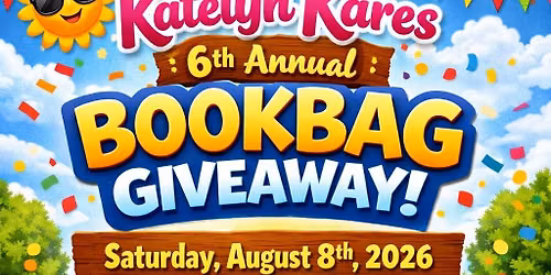 Katelyn Kares Annual Bookbag Giveaway