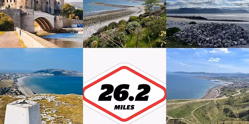 North Wales Coast Marathon (26.2 miles) hike - Saturday 13th June