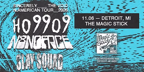 Ho99o9 x N8NOFACE at the Magic Stick - Detroit, MI
