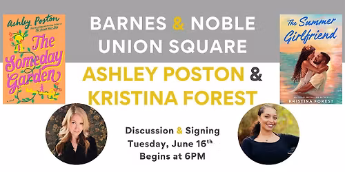 Ashley and Kristina celebrate THE SOMEDAY GARDEN & THE SUMMER GIRLFRIEND