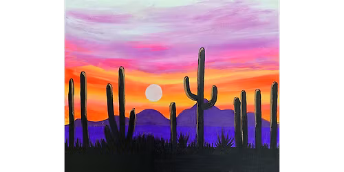 Southwestern Sunset - Paint and Sip in Houston | Classpop!\u2122