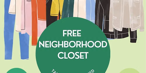 Free Neighborhood Closet at Mountain View Library