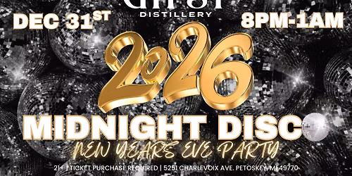 Midnight Disco NYE Party at Gypsy Distillery