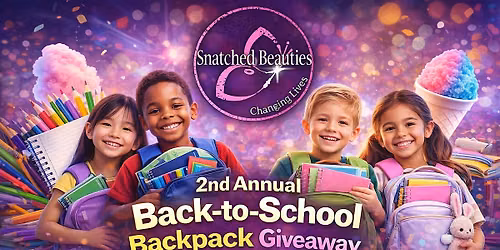 2nd Annual Back-to-School Backpack Giveaway & Fun
