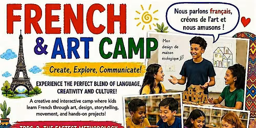 FRENCH and ART Summer Camp for ages 7-14