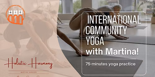 International Community yoga with Martina!