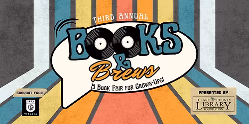 Books & Brews - A Book Fair for Grown Ups!