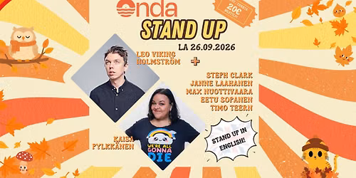 Onda Stand Up in English - Holmstr\u00f6m, Pylkk\u00e4nen