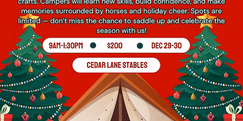 Holiday Horse Camp