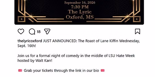 Roast of Lane Kiffin