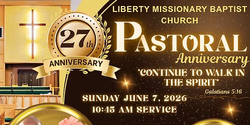 Pastoral Anniversary 
