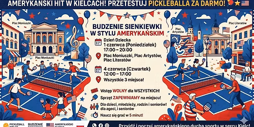 Obud\u017a w Sobie Gracza PICKLEBALLA! Darmowe granie na Budzenie Sienkiewki