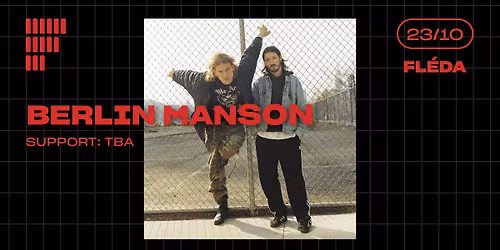 Berlin Manson | Fl\u00e9da | 23. 10. 2026