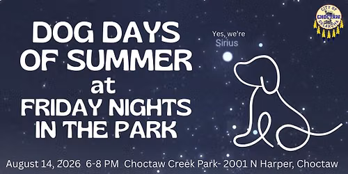 Dog Days of Summer at Friday Nights in the Park