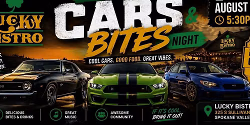 Cars & Bites Night At Lucky Bistro