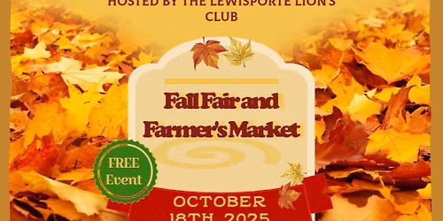 Fall Craft Fair and Farmer's Market