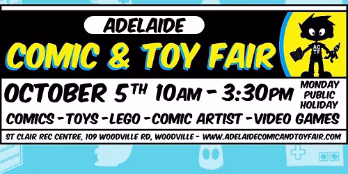 Adelaide Comic and Toy Fair: October 2026!