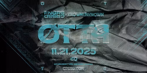 FNGRS CRSSD x knownunknown present \u00d8TTA