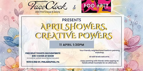 April Showers, Creative Powers Art Party