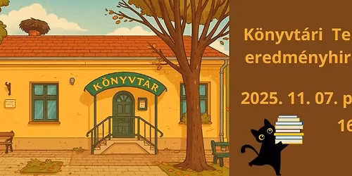 K\u00f6nyvt\u00e1ri Tekerg\u0151 - eredm\u00e9nyhirdet\u00e9s