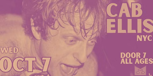 Cab Ellis (NYC) WED OCT 7 @ Manny's