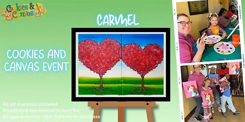 Mother's Day Carmel Cookies and Canvas \u2013 Mommy & Me Tree Hearts