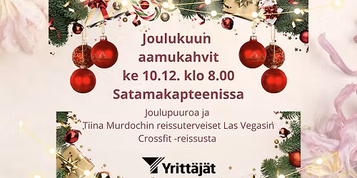 Joulukuun aamukahvit