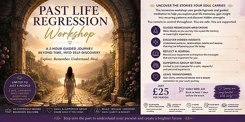Past Life Regression Workshop Scunthorpe | Guided Hypnosis & Self-Discovery