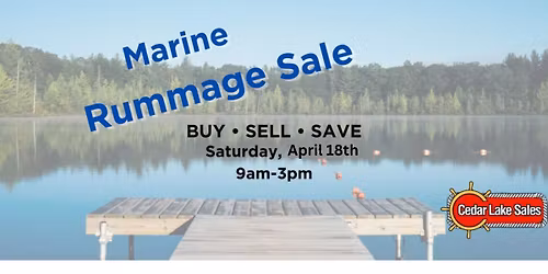Marine Rummage Event at Cedar Lake Sales