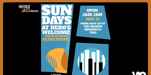 Infidels Jazz Presents: Jazz Jam with Sharon Minemoto Trio at Hero's Welcome