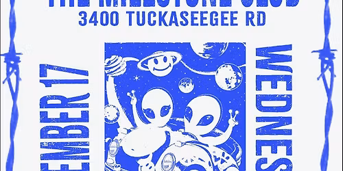 MA w\/ DOG DAYS, CHEER UP! & SNATCH THE SNAIL at The Milestone on Wednesday, December 17th 2025