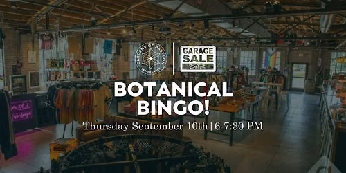 Botanical BINGO at Garage Sale Vintage!