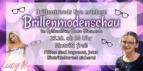 Brillenmodenschau im Optikzentrum Hense