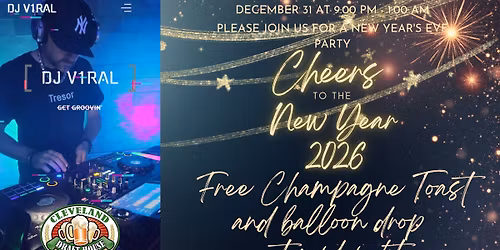 New Year's Eve with CDH Clayton!!! The Best NYE Party in Town! With DJ V1RAL!!!