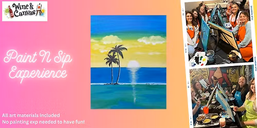 Tampa Canvas and Wine Event - Caribbean Sunset
