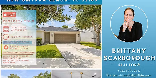 Listing Spotlight LIVE\u2122 | 550 Aeolian Drive, New Smyrna Beach, FL 32168