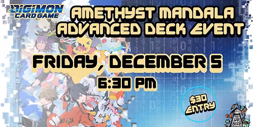 Digimon Amethyst Mandala Advanced Deck Event