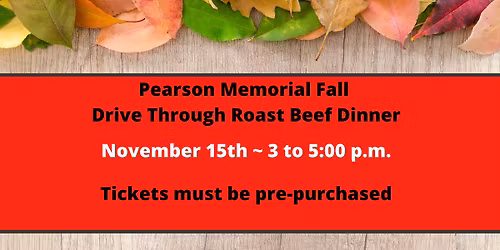 Fall Roast Beef Dinner