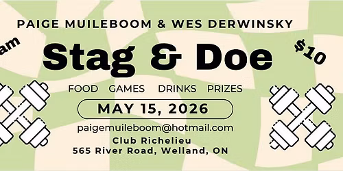 Wes & Paige's Stag & Doe