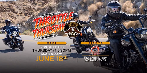 Iron Steed H.O.G. Chapter Throttle Thursday