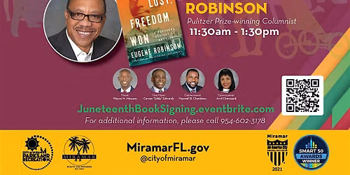 Juneteenth Conversation and Book Signing with Eugene Robinson