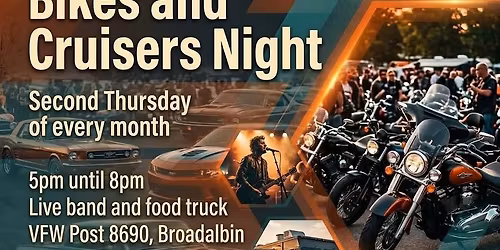 bikes and Cruisers night with Bobby bad finger Motyl