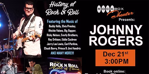 Johnny Rogers presents The History of Rock n Roll