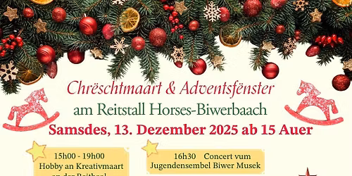 Chrëschtmaart & Adventsfënster