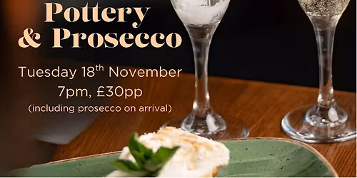 Pottery & Prosecco with Create It! Cheadle at Spread Eagle, Romiley